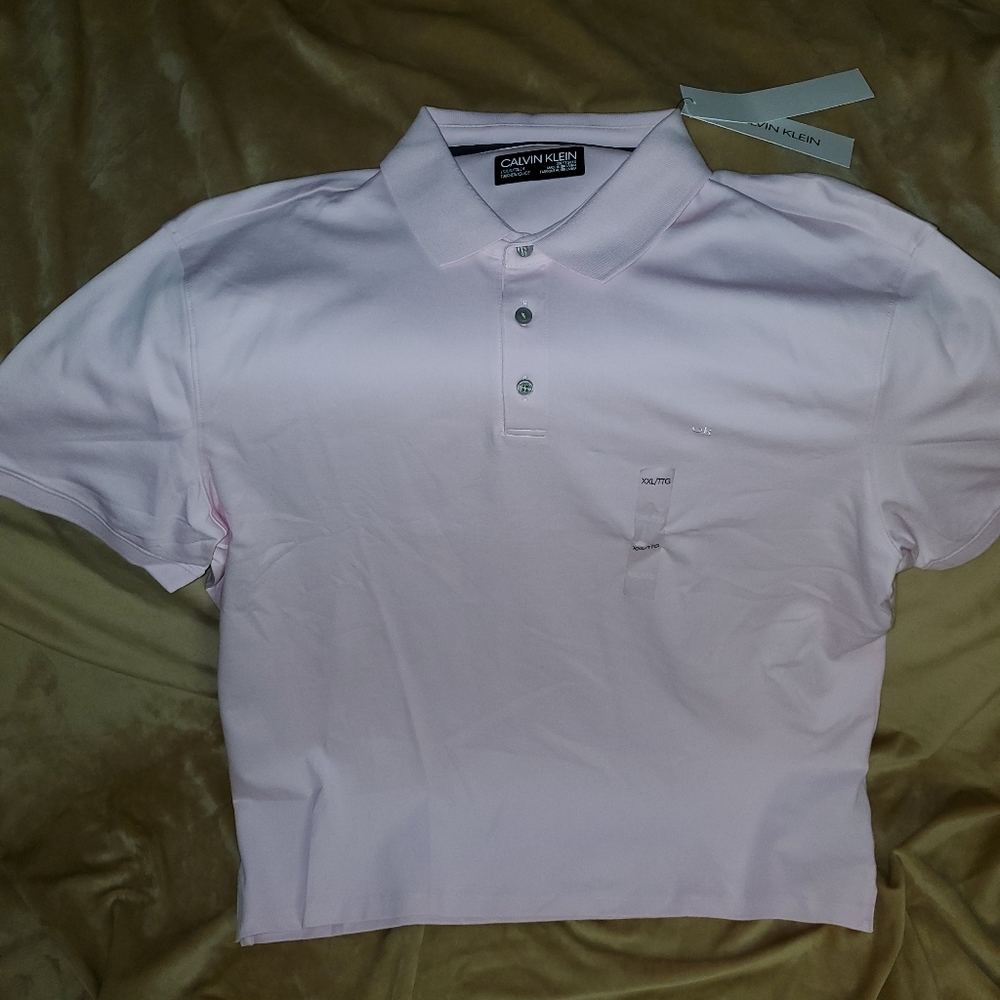Mens Calvin Klein The Liquid Touch Polo Sh…